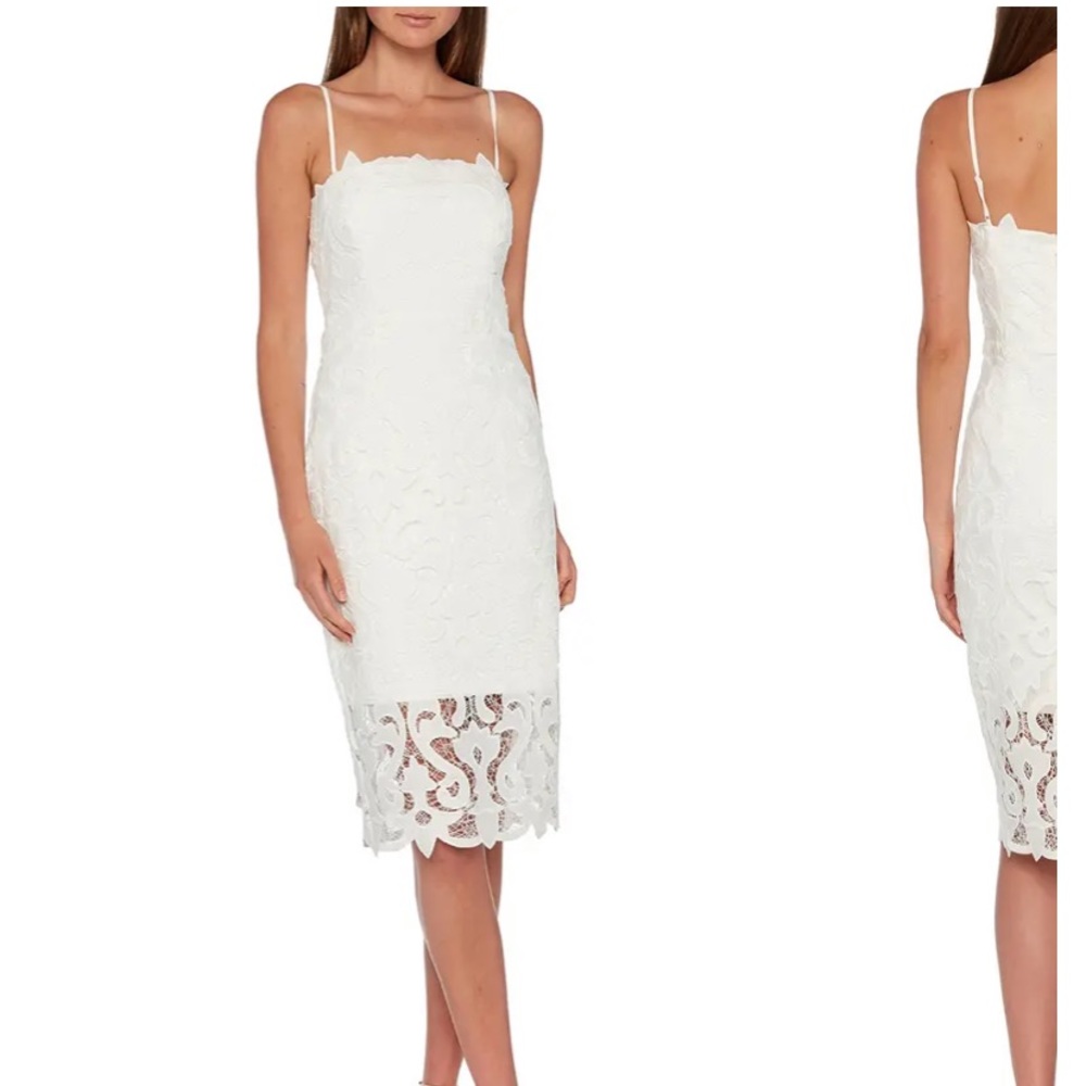 Lace Sheath White Dress